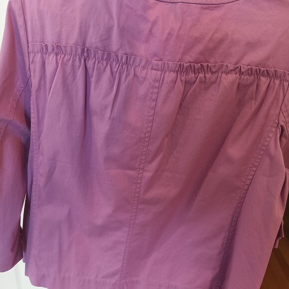 Talbots top purpilish-pink 12 - Picture 3 of 10